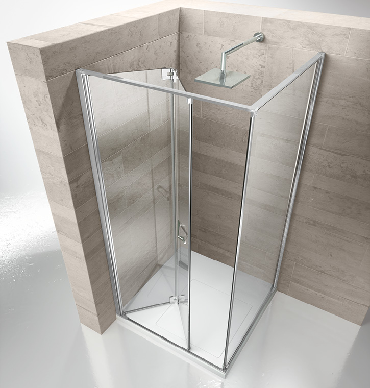 Vismaravetro - folding shower enclosure - Replay collection