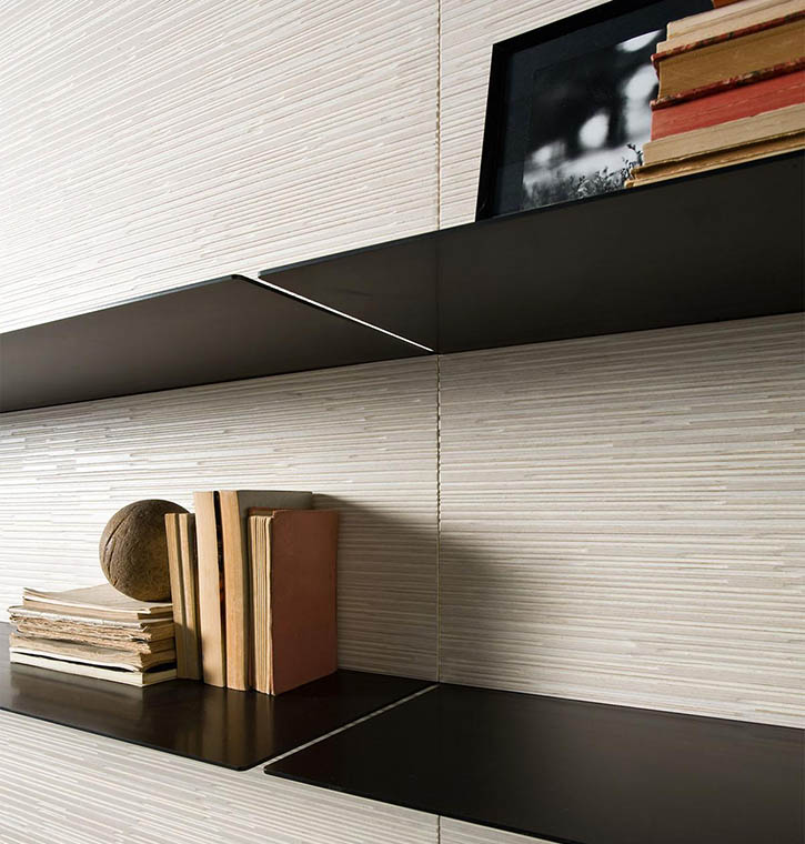 laurameroni luxury wall panels in wood, metal or fabric for high end integrated systems