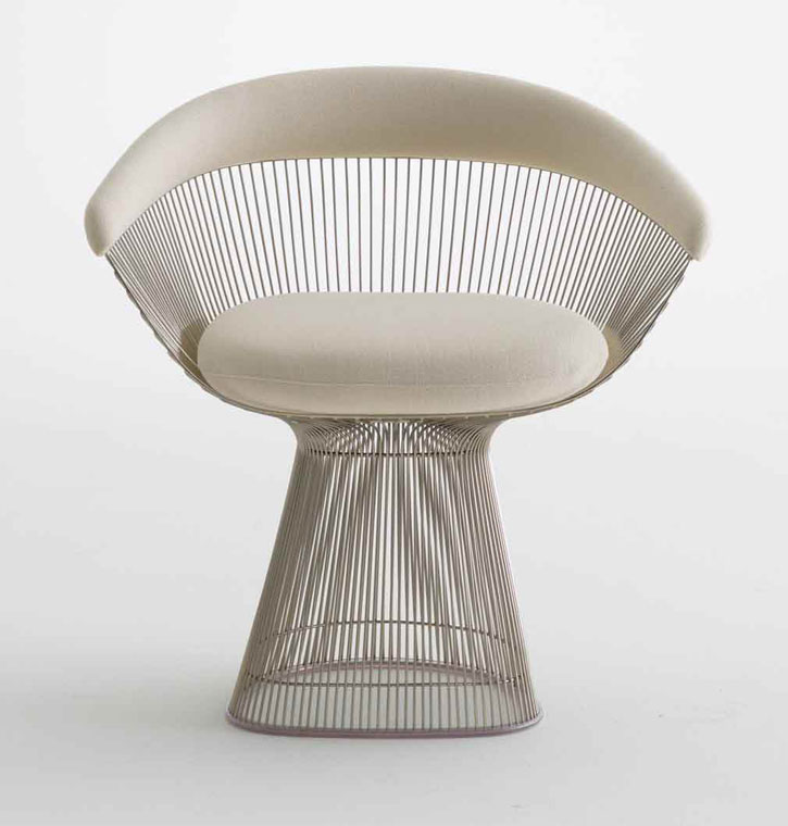 Platner Side Chair designed by Warren Platner, Ph. Courtesy of Knoll