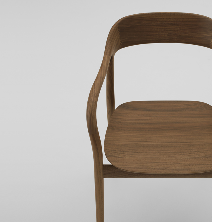 Tako Armchair (Wooden Seat)