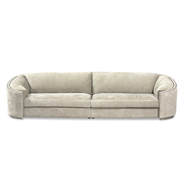 Modern Velvet Sofa by BRABBU