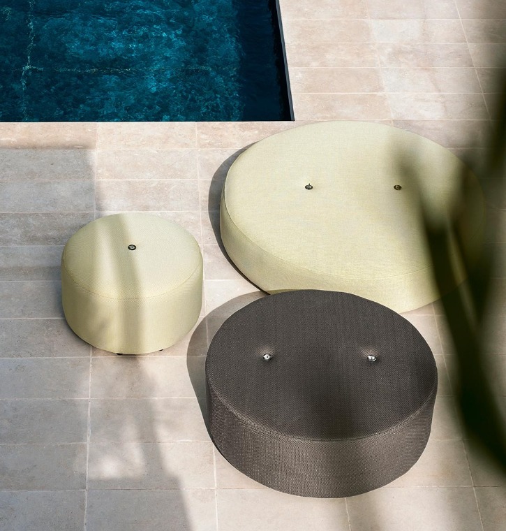 Roda double pouf