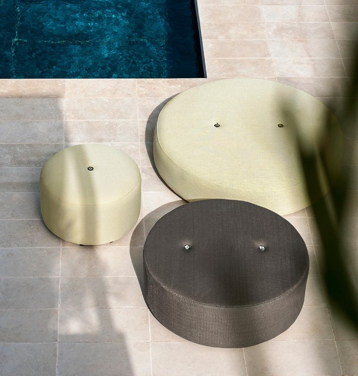 Roda double pouf