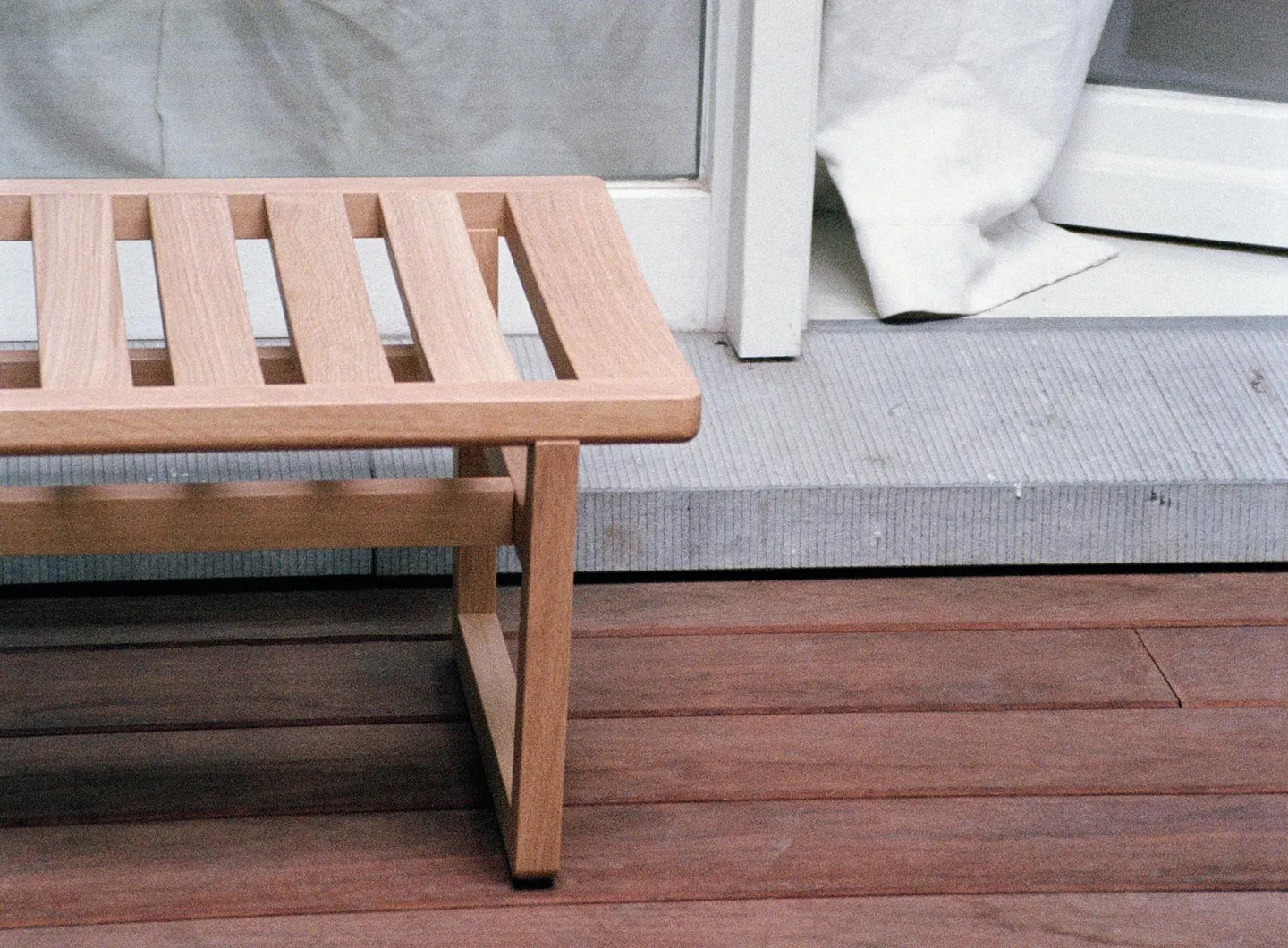 Panca Small Oak Bench