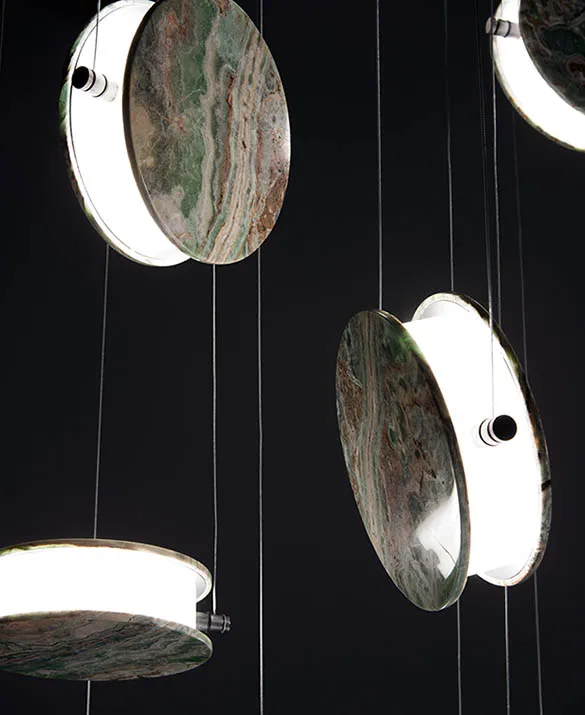 laurameroni luxury decorative lighting high end design lamps in precious materials