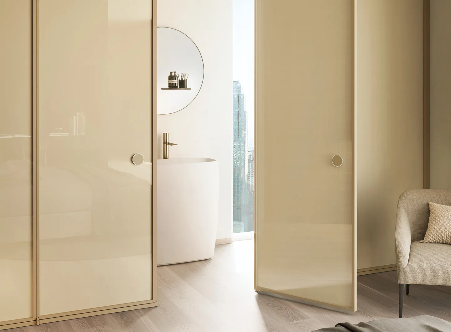 Vismaravetro - Glass partition walls for bathrooms and contract orders - Suite