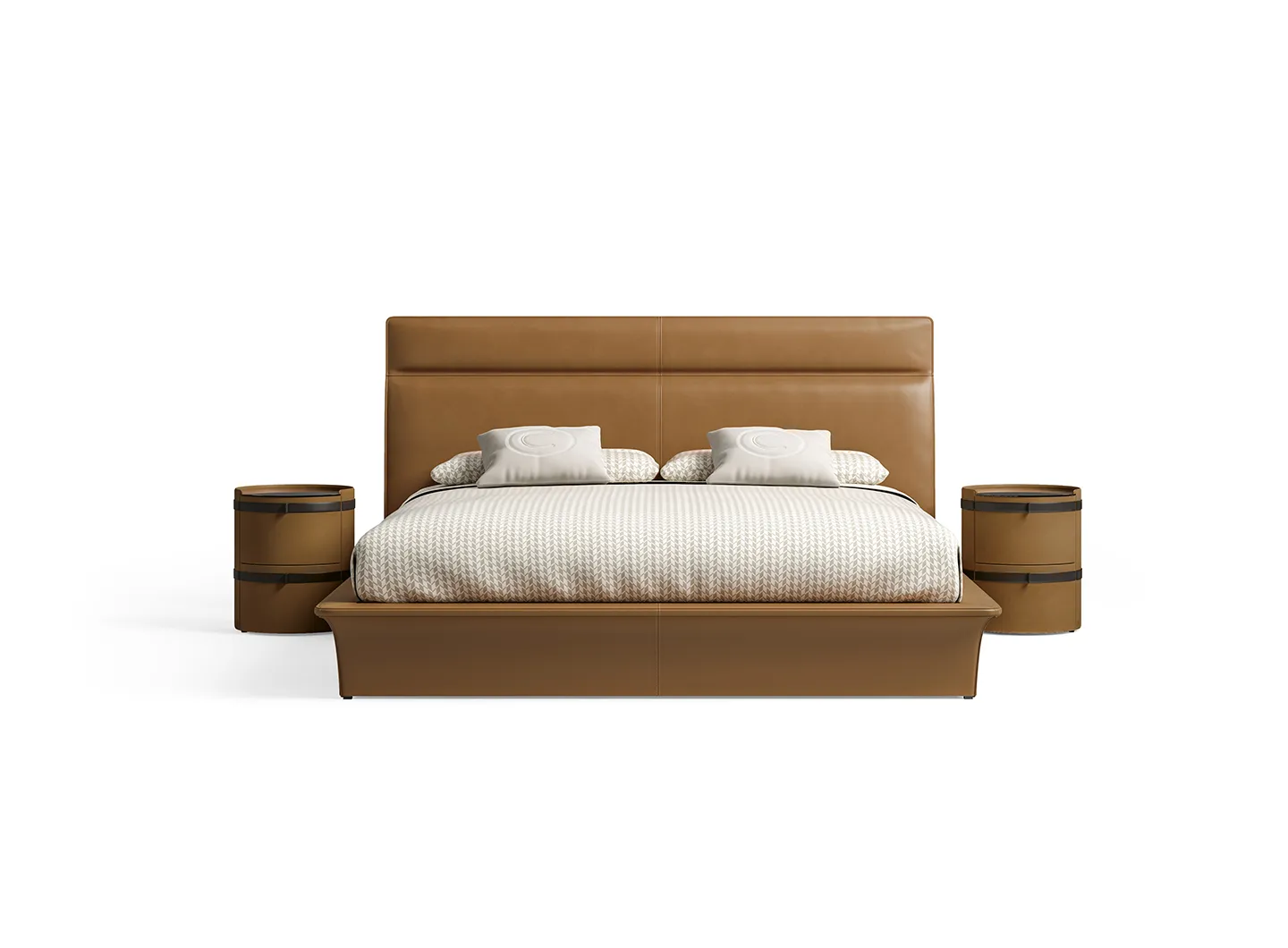 CPRN Homood-Bed in saddle leather