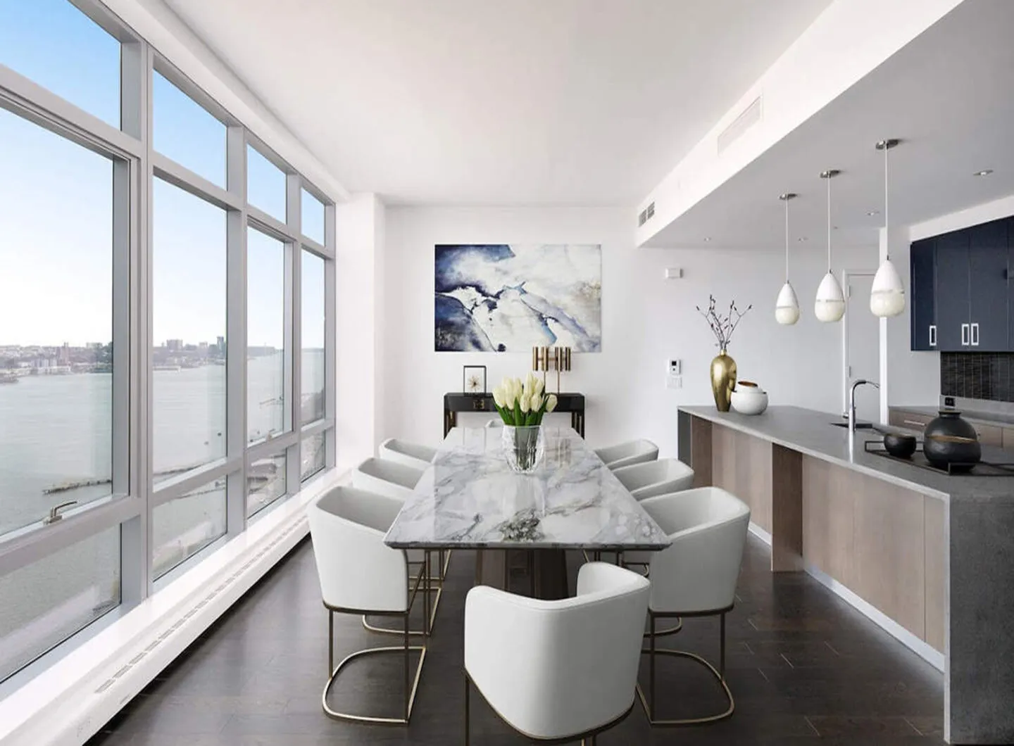 One Riverside Park, New York, 274 cucine, contract