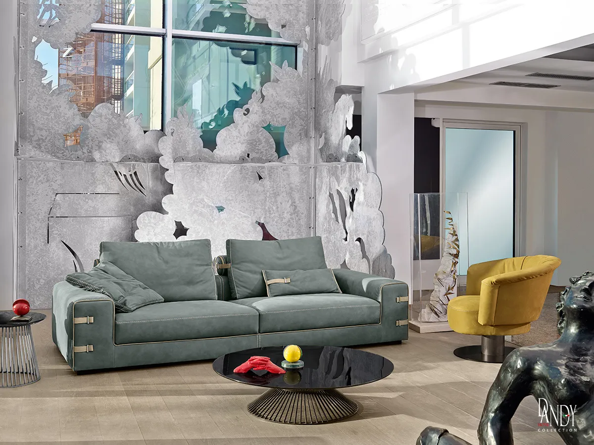 Gamma Arredamenti International Spa - GREGORY sectional - LUNA armchair