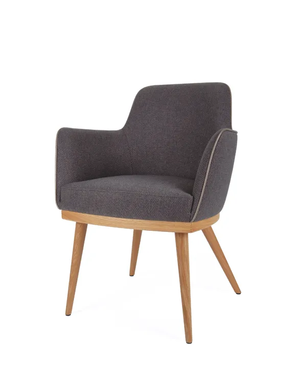  wooden chair with arms