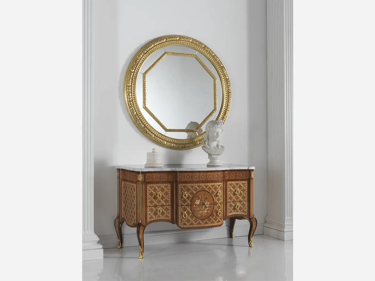 Pozzoli s.r.l. COMMODE TRANSITION & SPECCHIERA L.XVI 