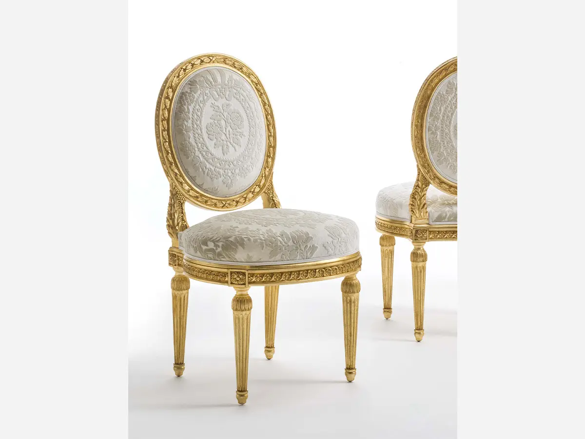 Chair " Medallion " L.XVI style - Armchair "Medallion" L.XVI style - Pozzoli s.r.l.