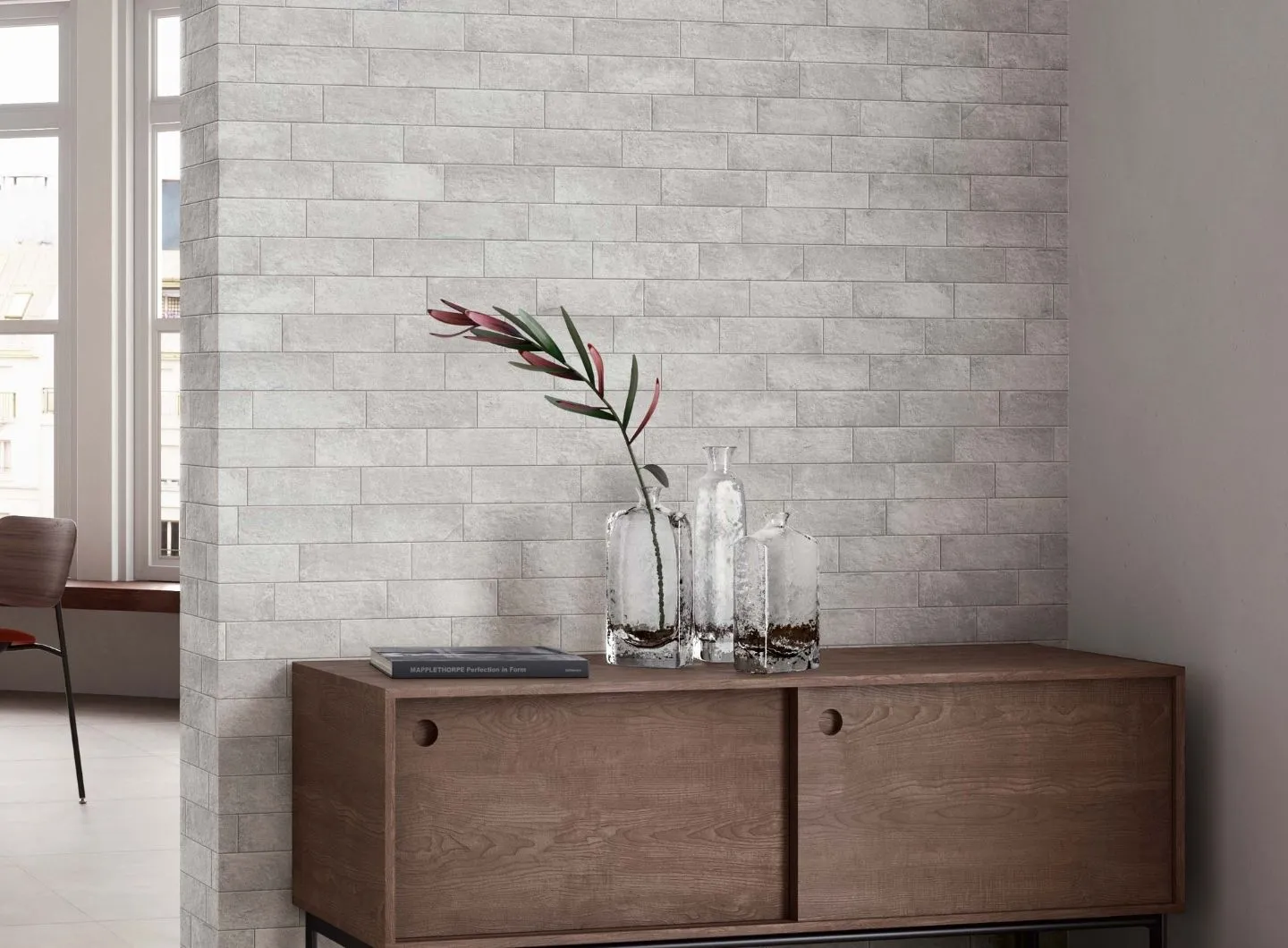 Brickworks Muretto and Petra porcelain stoneware tiles - Casalgrande Padana