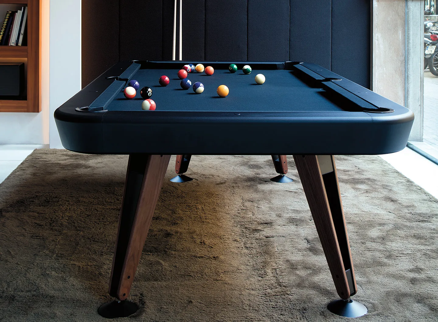 RS Barcelona Diagonal pool table for indoor and outdoor use