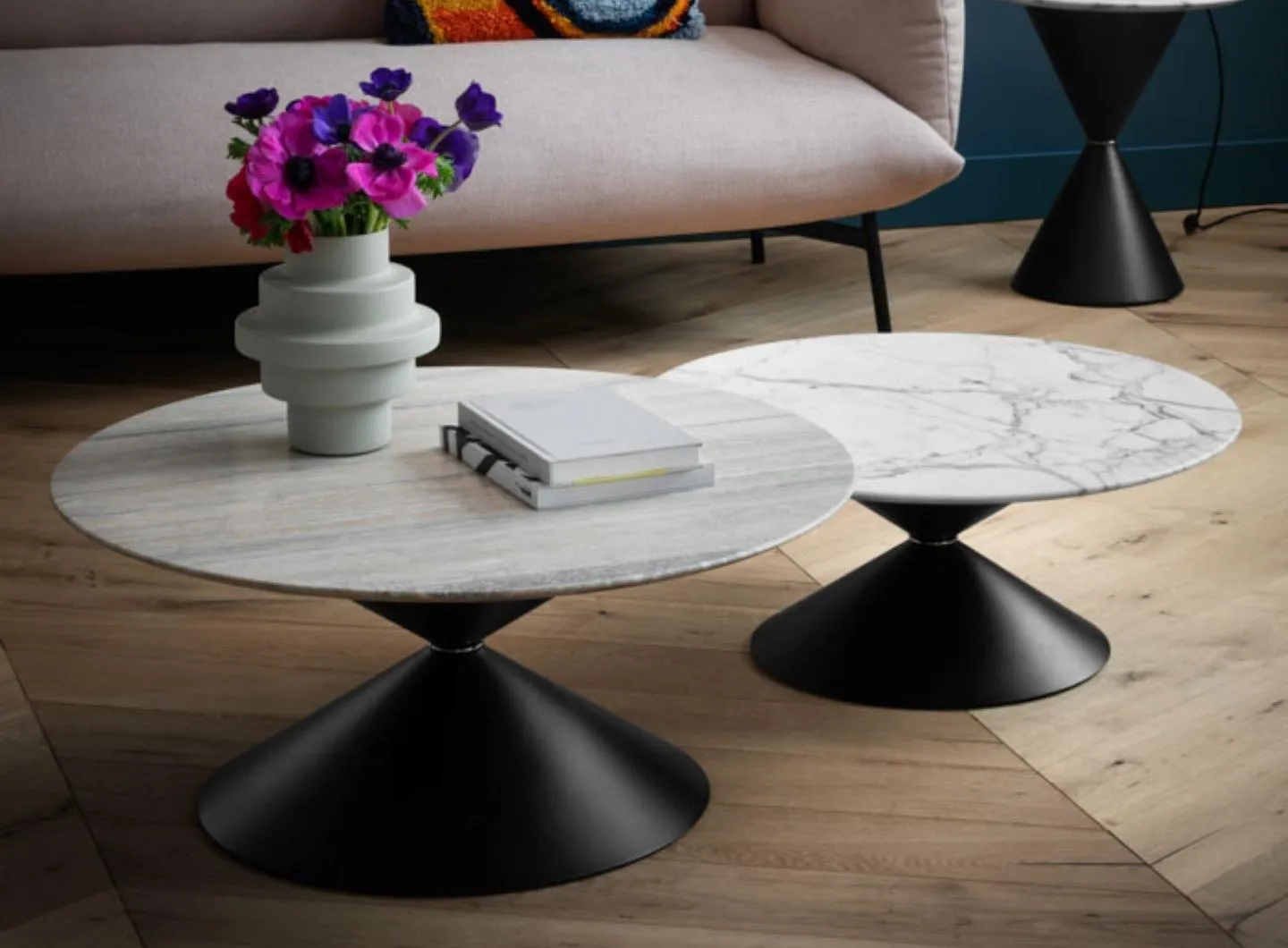 coffee table clessidra designed by paolo vernier midj in italy