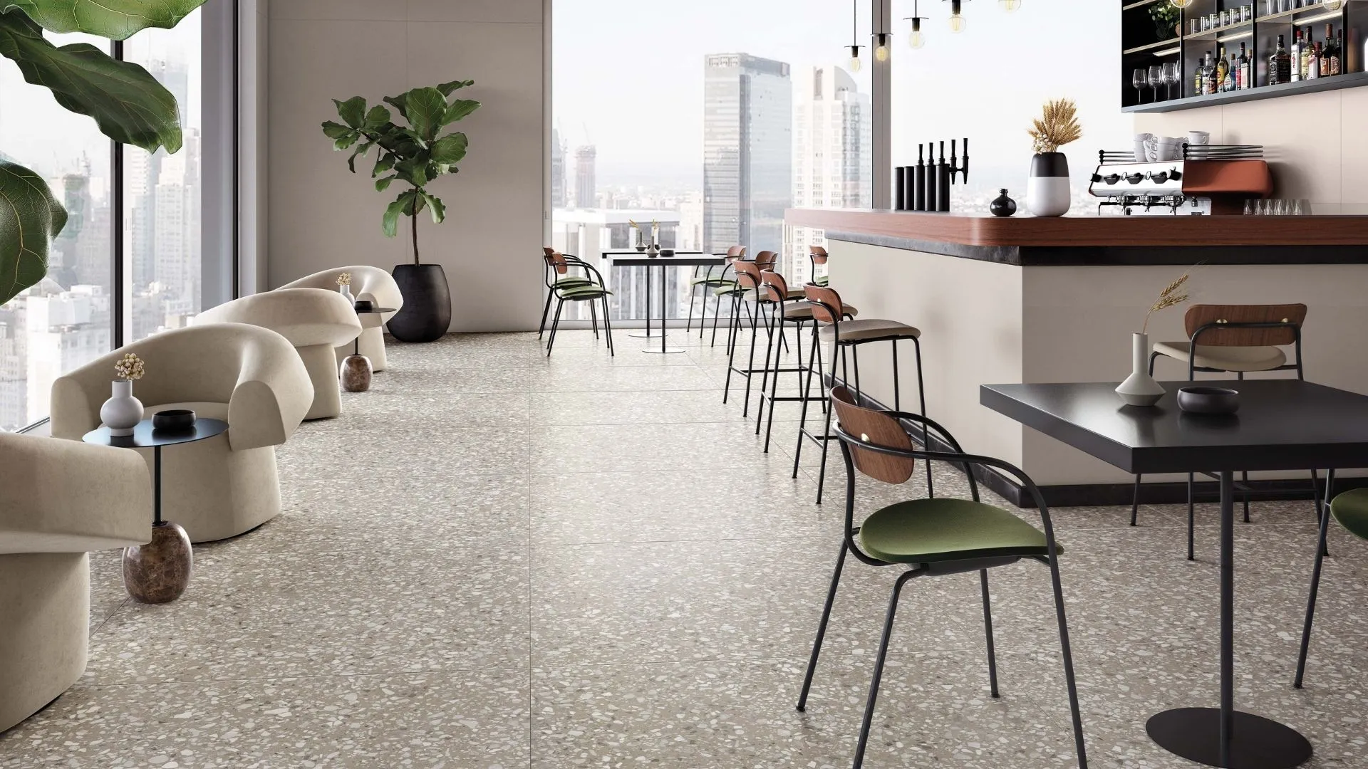 Le Ville Badoer porcelain stoneware - Casalgrande Padana