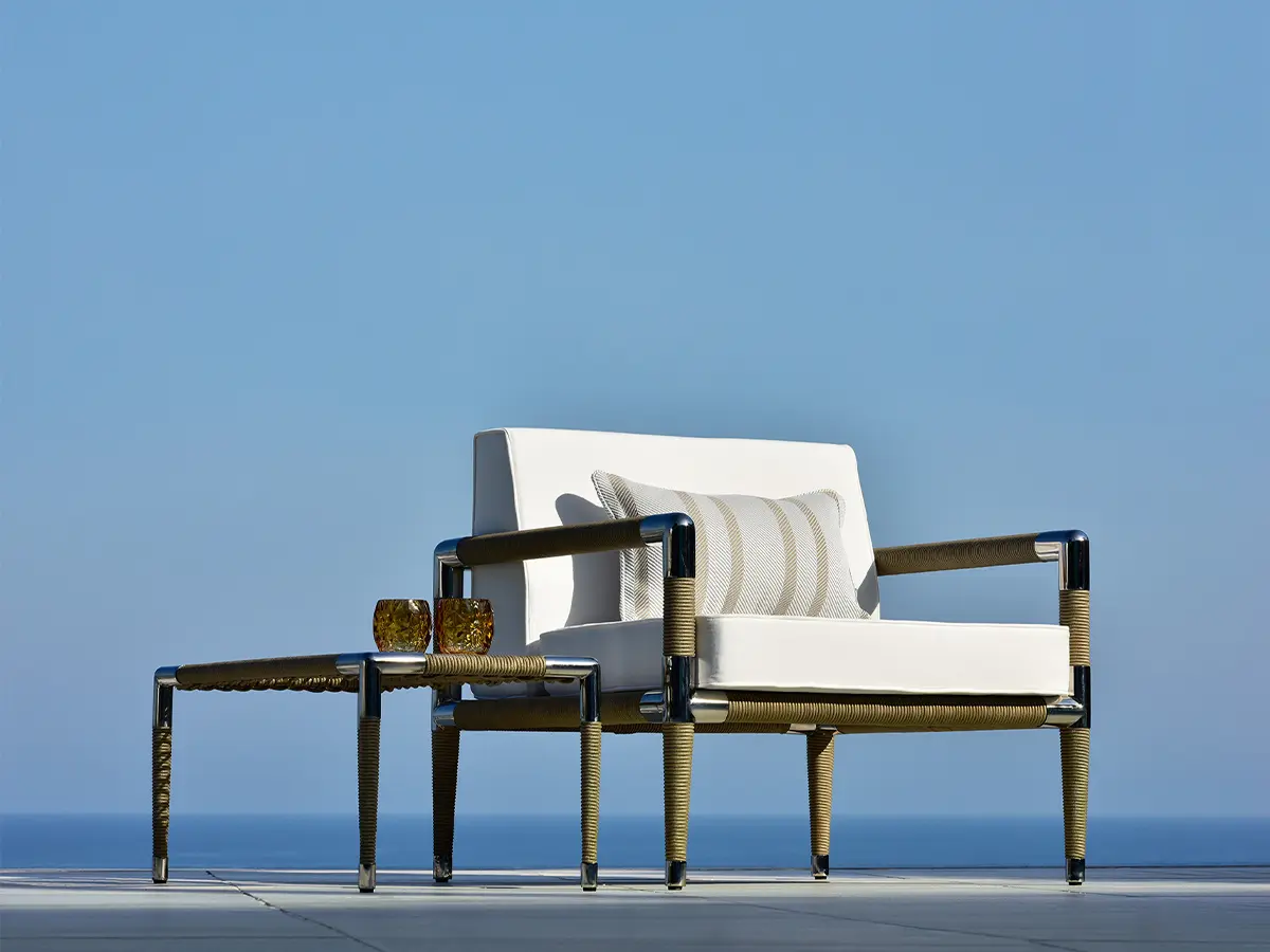 Indian Ocean - Marina Armchair, Luxury Outdoor Furniture Collection.