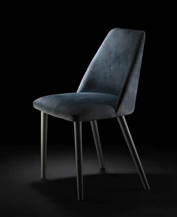 Sedia Madame - Legno Velluto