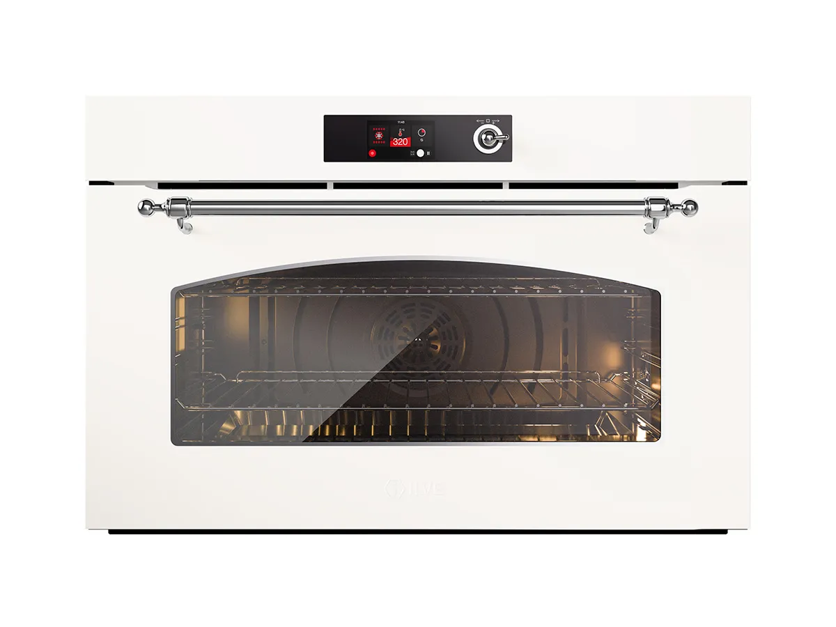 90 cm enamelled steel TFT built-in oven