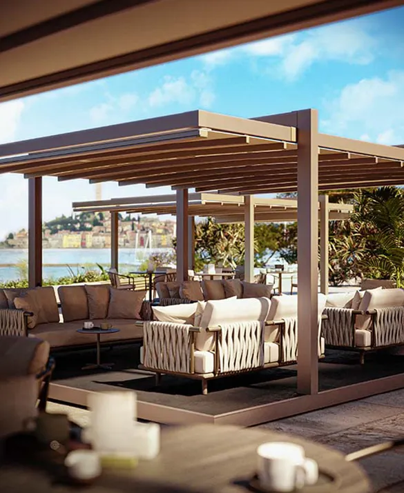 aluminium phoenix pergola