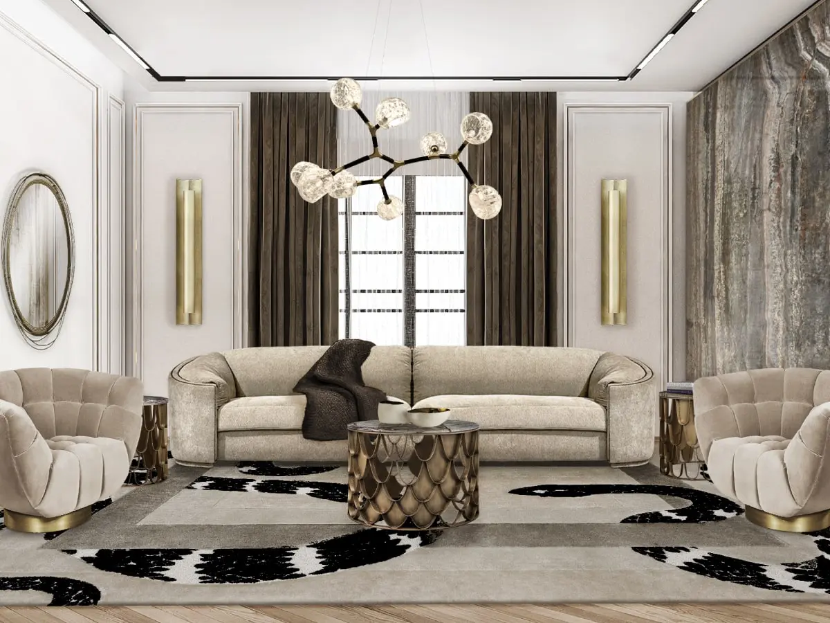 MODERN LIVING ROOM IN NEUTRAL TONES