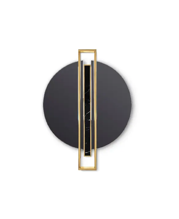 Lo scudo è uno specchio rotondo realizzato interamente in vetro specchiato, ottone lucido e una barra di marmo Nero Marquina. Ispirandoci alla più antica e preziosa armatura, lo Scudo di Achille, abbiamo ridisegnato lo Specchio Scudo, il significato di protezione e sicurezza. Decorativo e pratico al tempo stesso, sarà un oggetto divino che darà impulso all'arredamento del vostro bagno moderno.