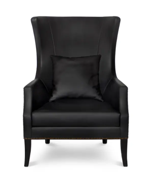 Modern High Back Armchair