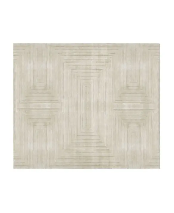 White Garden Rug by Rug'Society