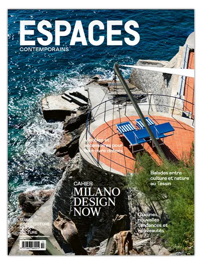 Cover of the July-August issue of Espaces Contemporains