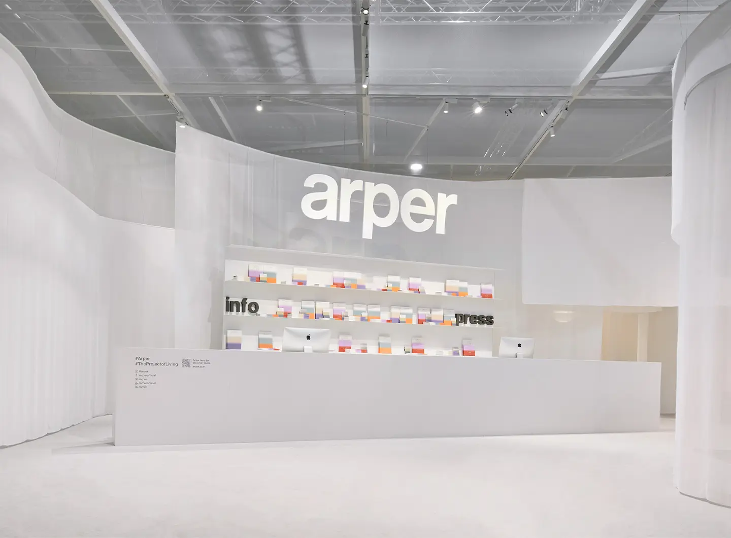 arper, stand, salone milano