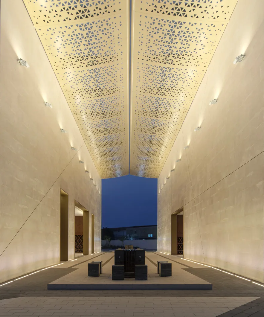 Gargash Mosque - Dubai, UAE, Arcluce_EQOS1_KRION-IN