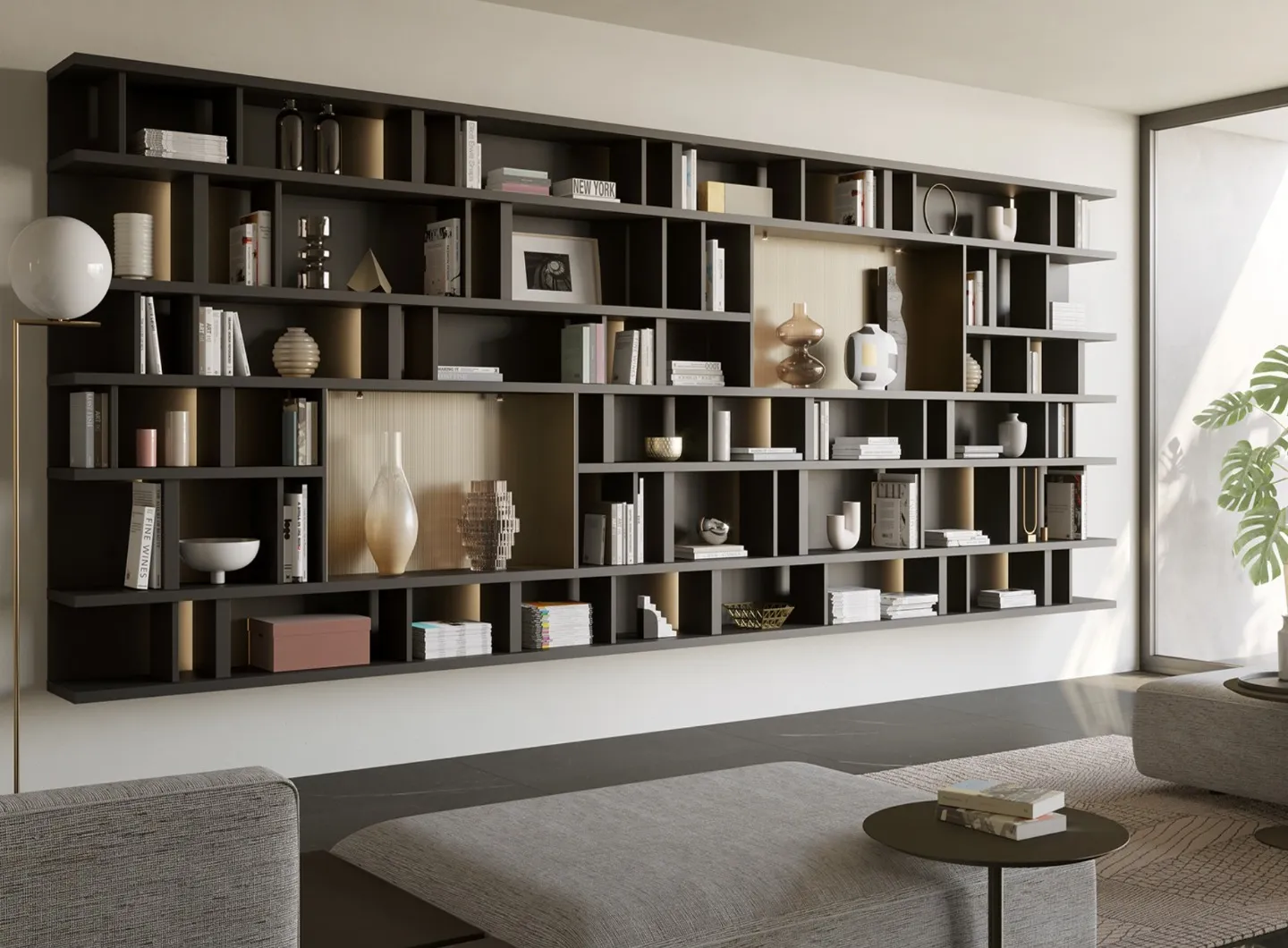 Turati T4 - Horizontal bookcase