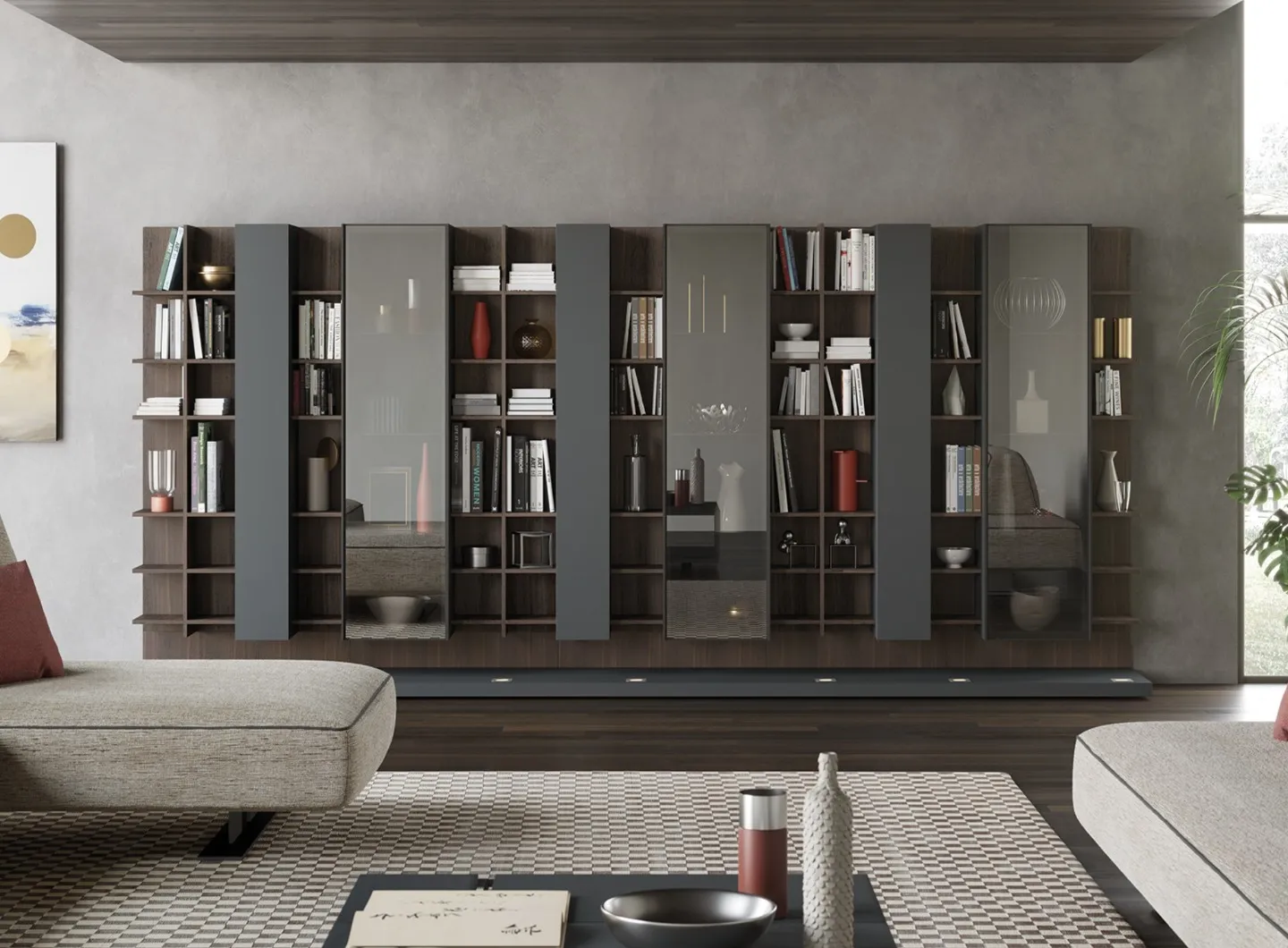 Turati T4 - Horizontal bookcase