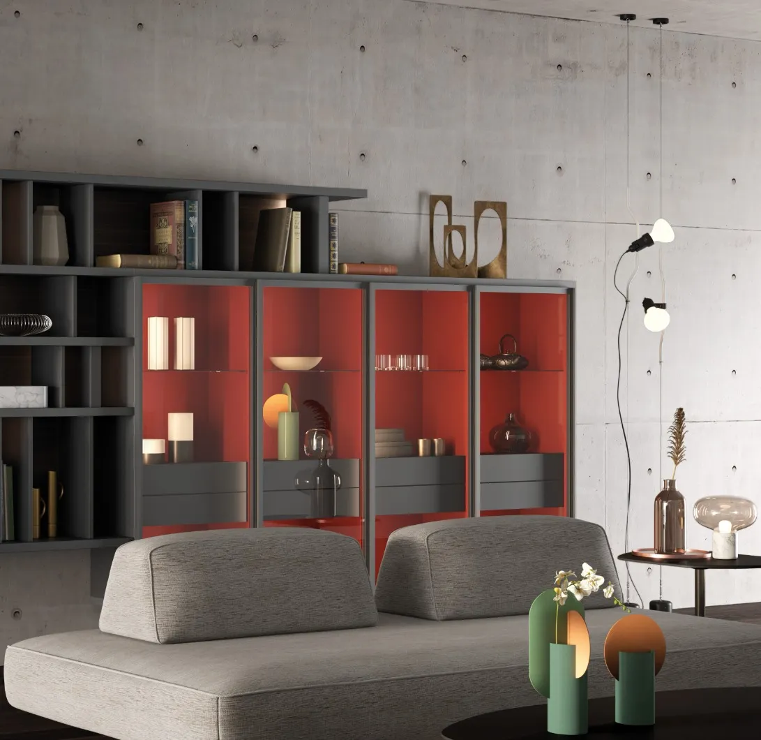 Turati T4 - Horizontal bookcase