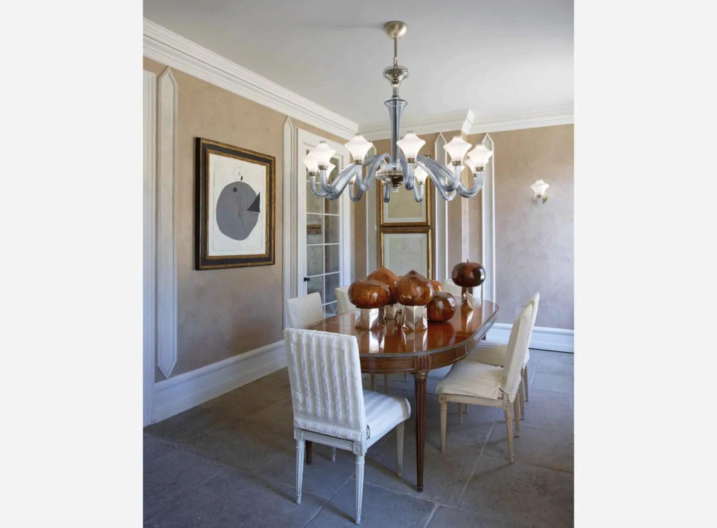 Metropolis chandelier and Metropolis wall sconce