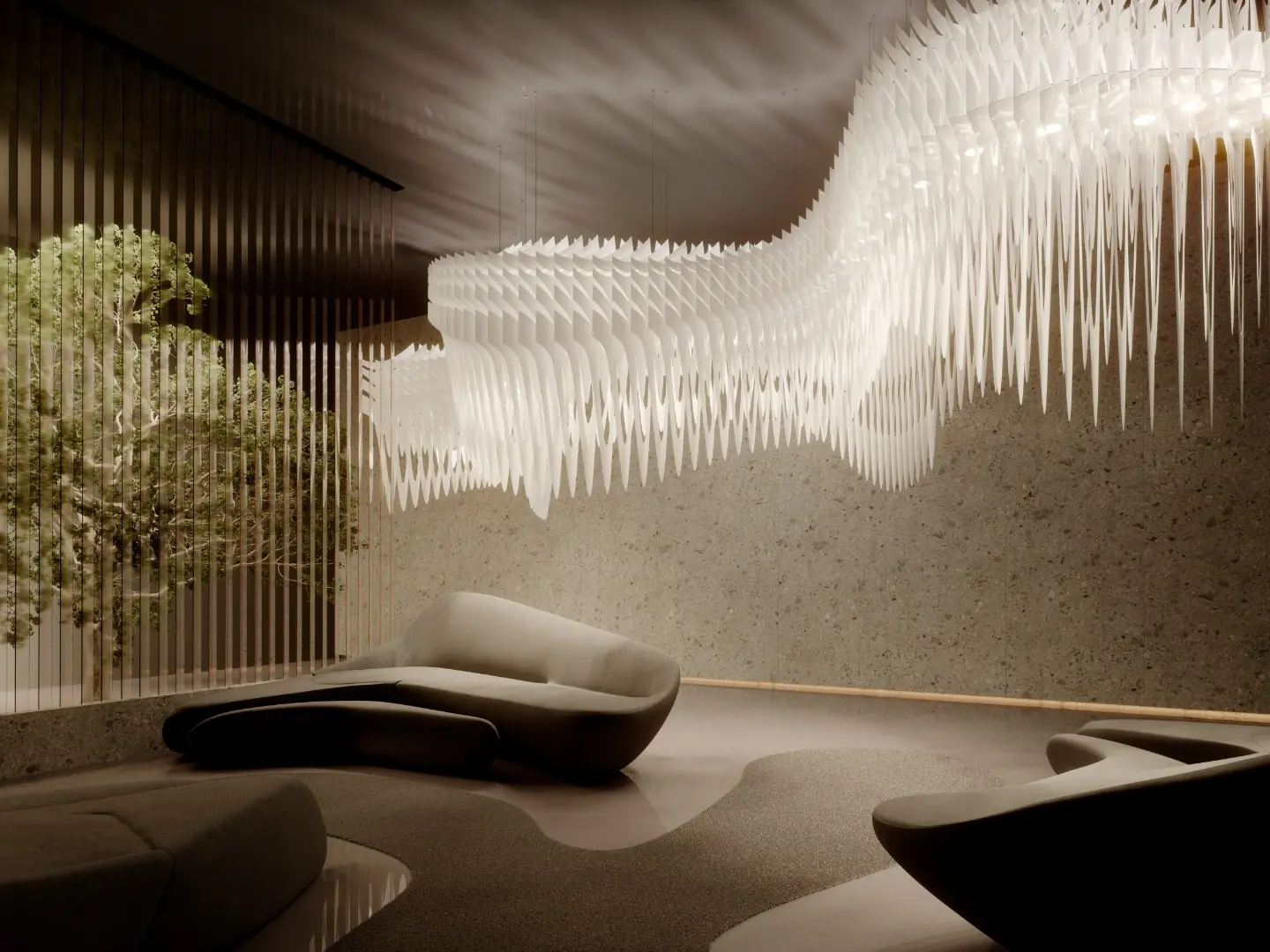 Slamp - Aria Infinita by Zaha Hadid Design