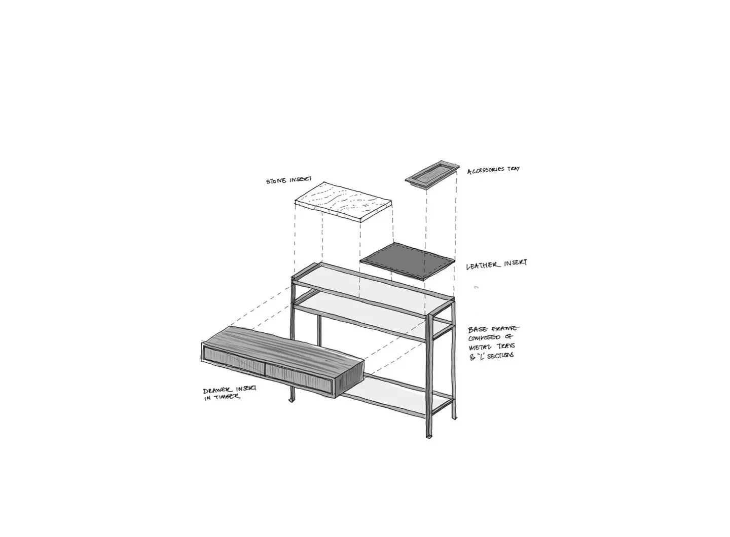 CONSOLE LINA - design Squire&Partner