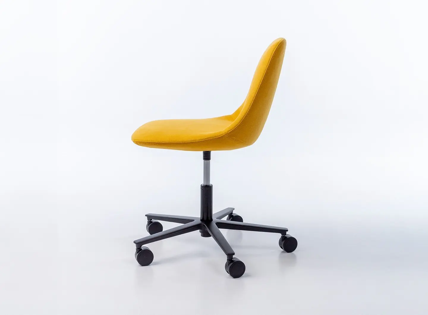 Rialtina without armrests, swivel base with castors