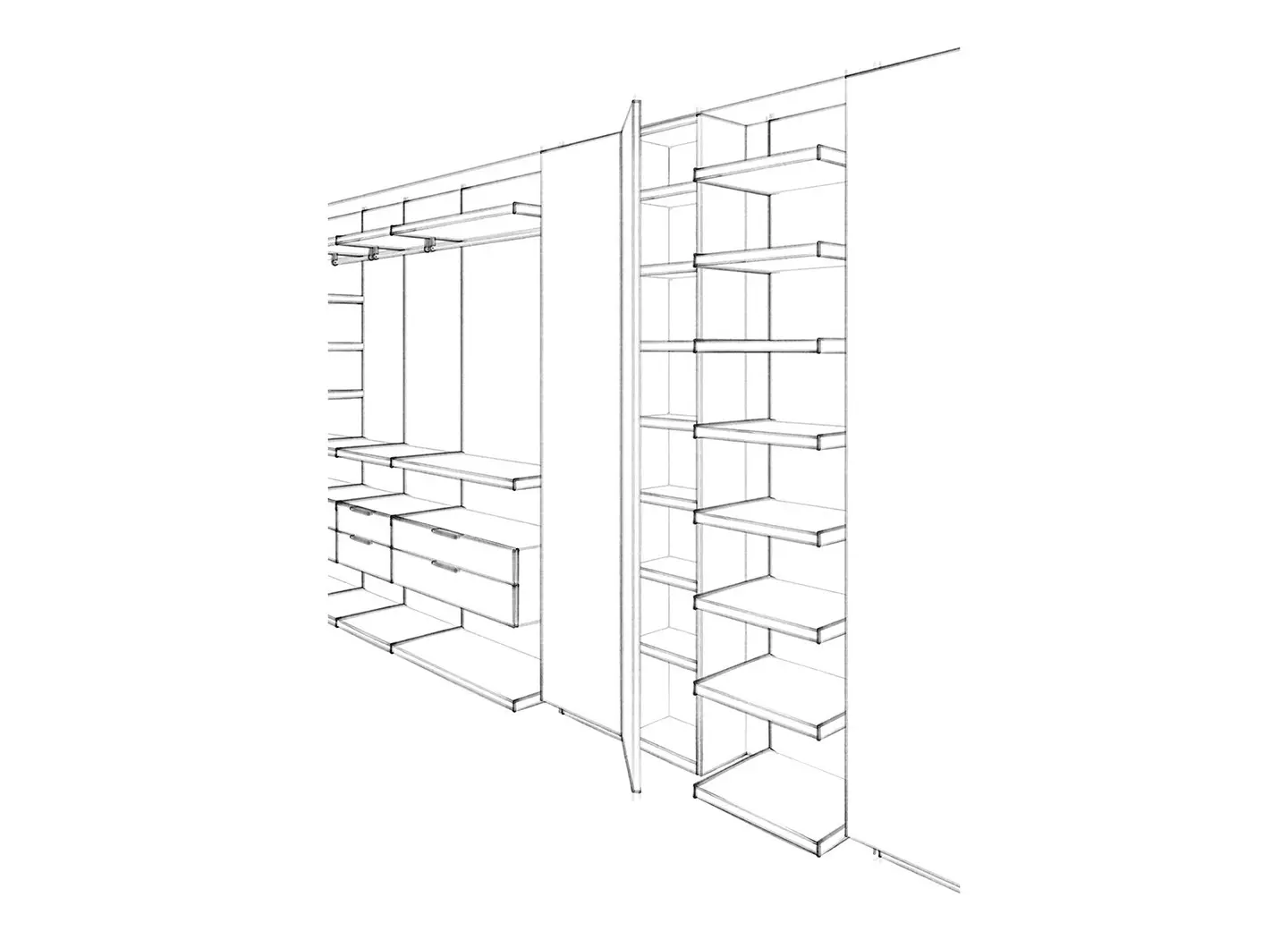 CABINA ARMADIO VENTITRE - Design David Lopez Quincoces & Officinadesign Lema