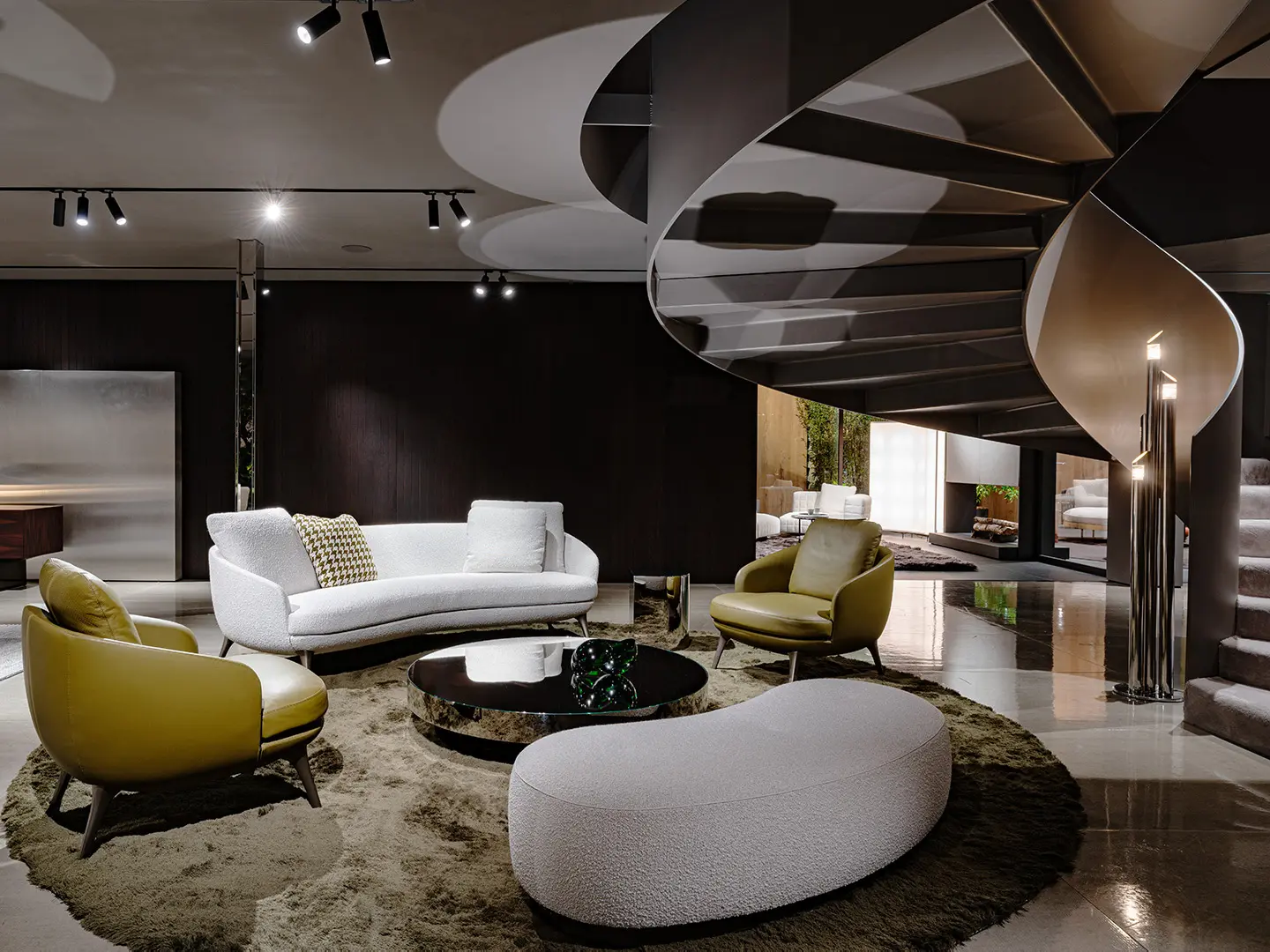 stand, minotti, salone milano, interni, prodotto