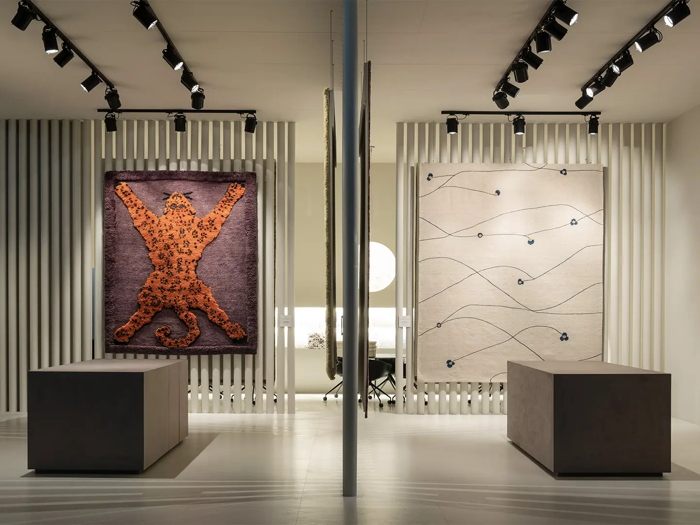 amini, carpets, color, salone milano, design