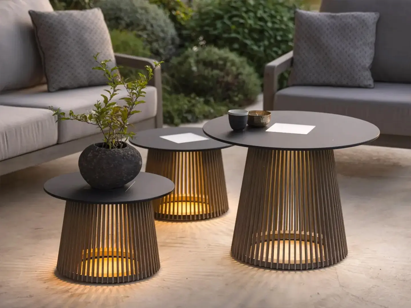 les jardins, outdoor, furniture, light, table, terrace, salone milano