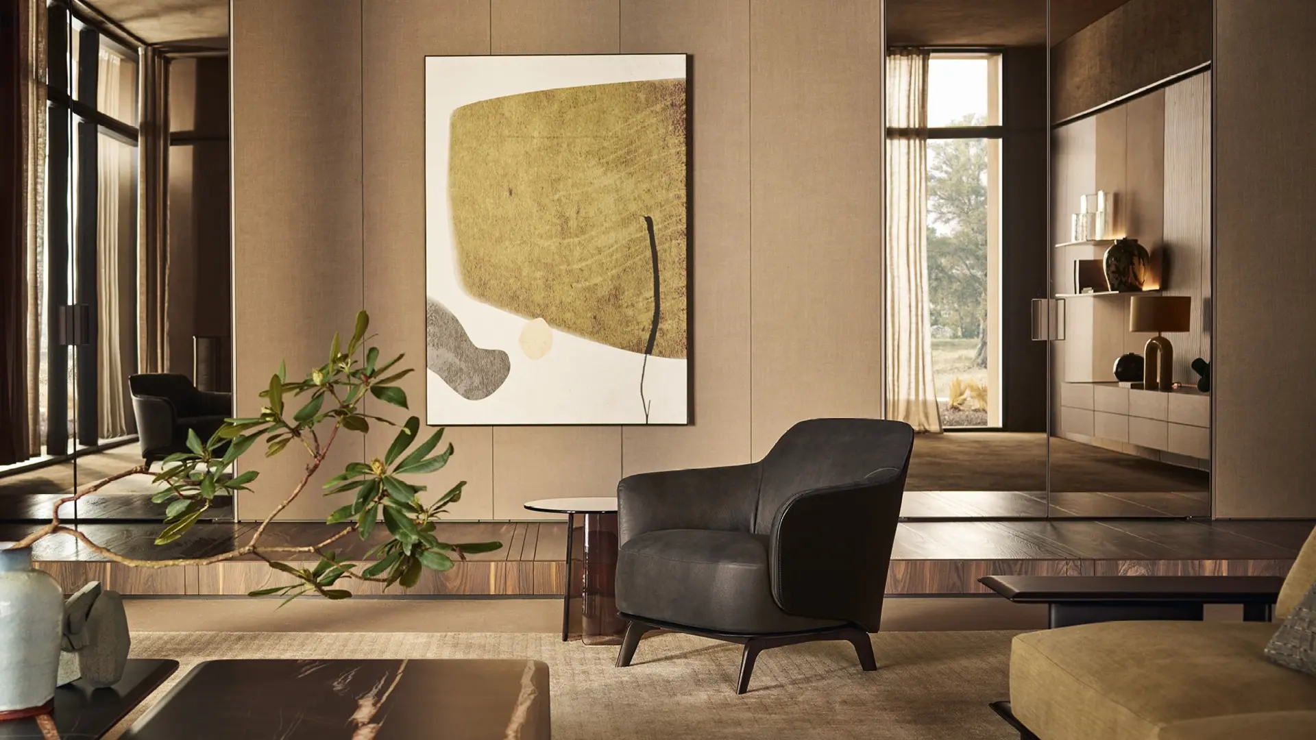 Kaori armchair, design by Jean-Marie Massaud