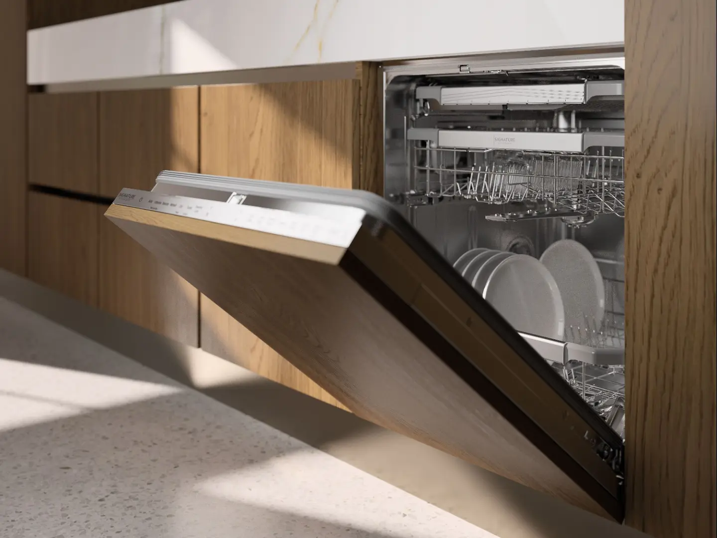 Sliding Hinge Dishwasher