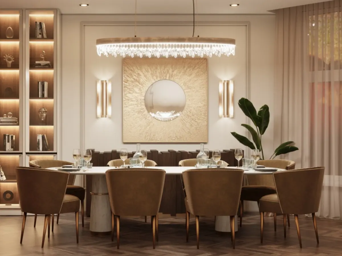 Golden Dining Room 