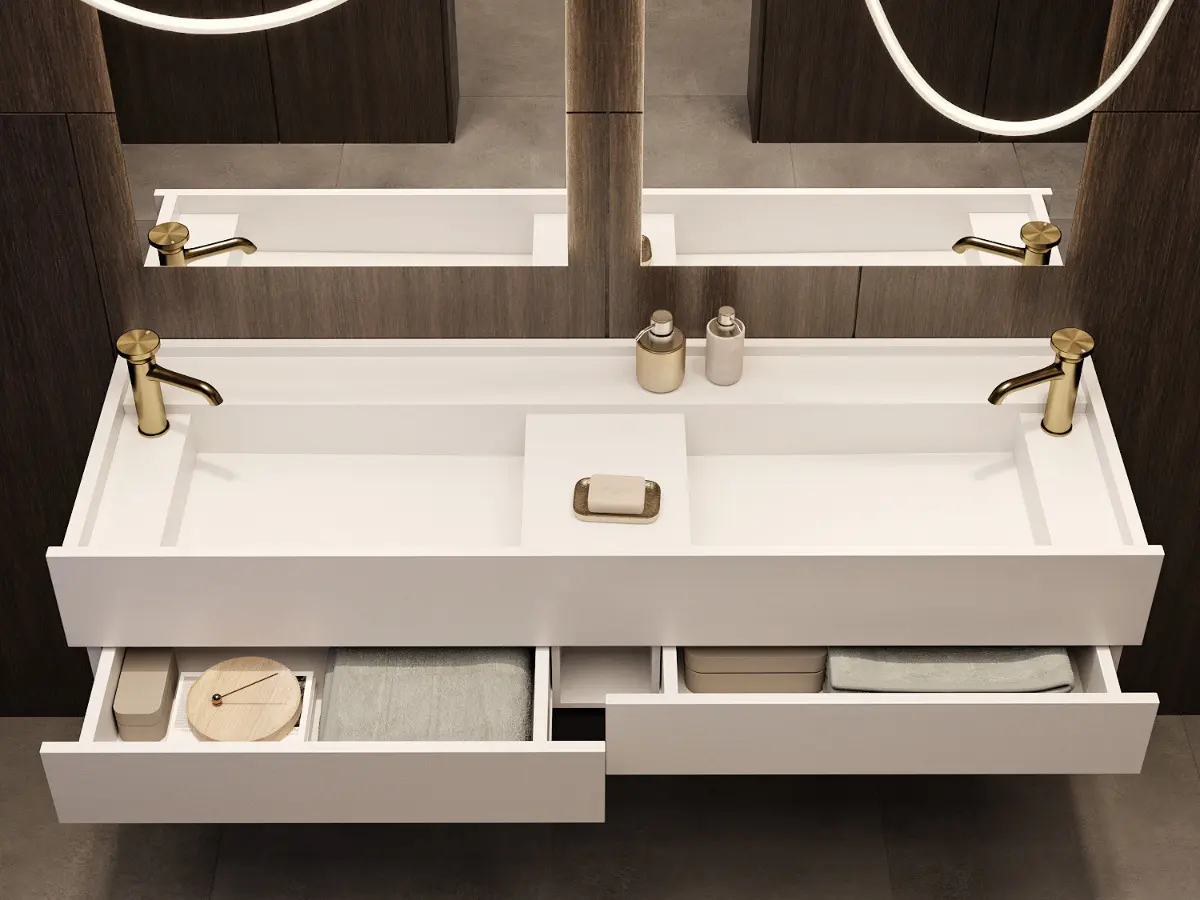 Washbasin Hedonist double