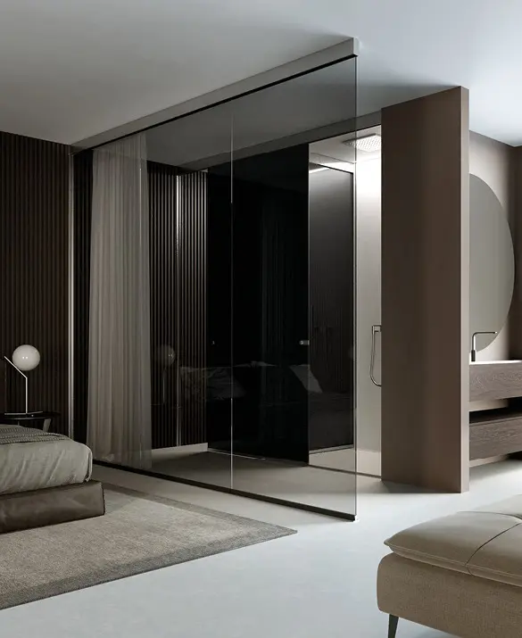 Voile - Glass partition walls for bathrooms and contract - Vismaravetro