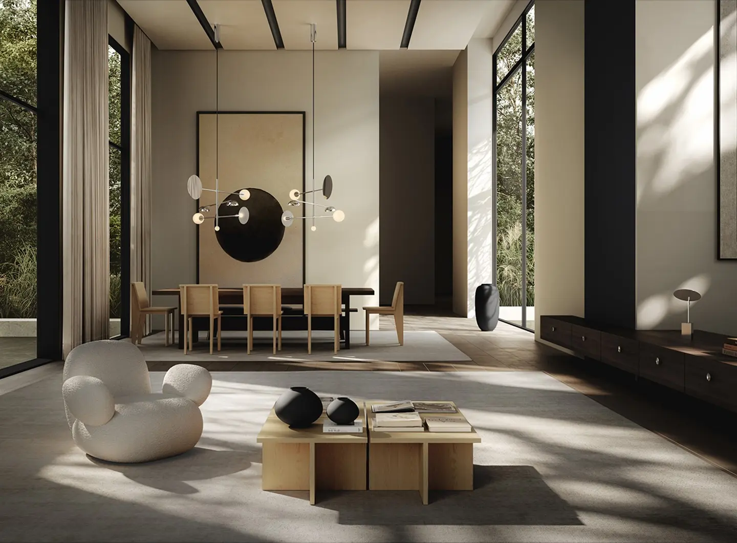 Modern_House_Living_space___Sahn___brutus_slim___brutus_coffee___toe_armrest___reflect___sunao_vases_1.jpg