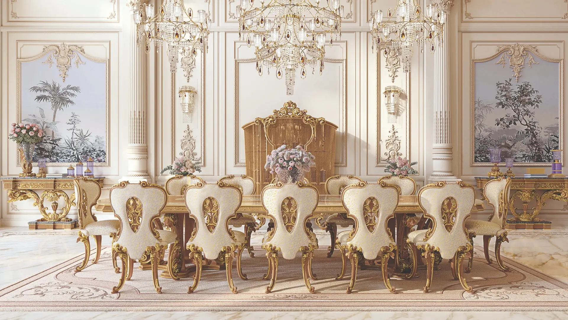 Classic Luxury Dining Room - Comacina Collection