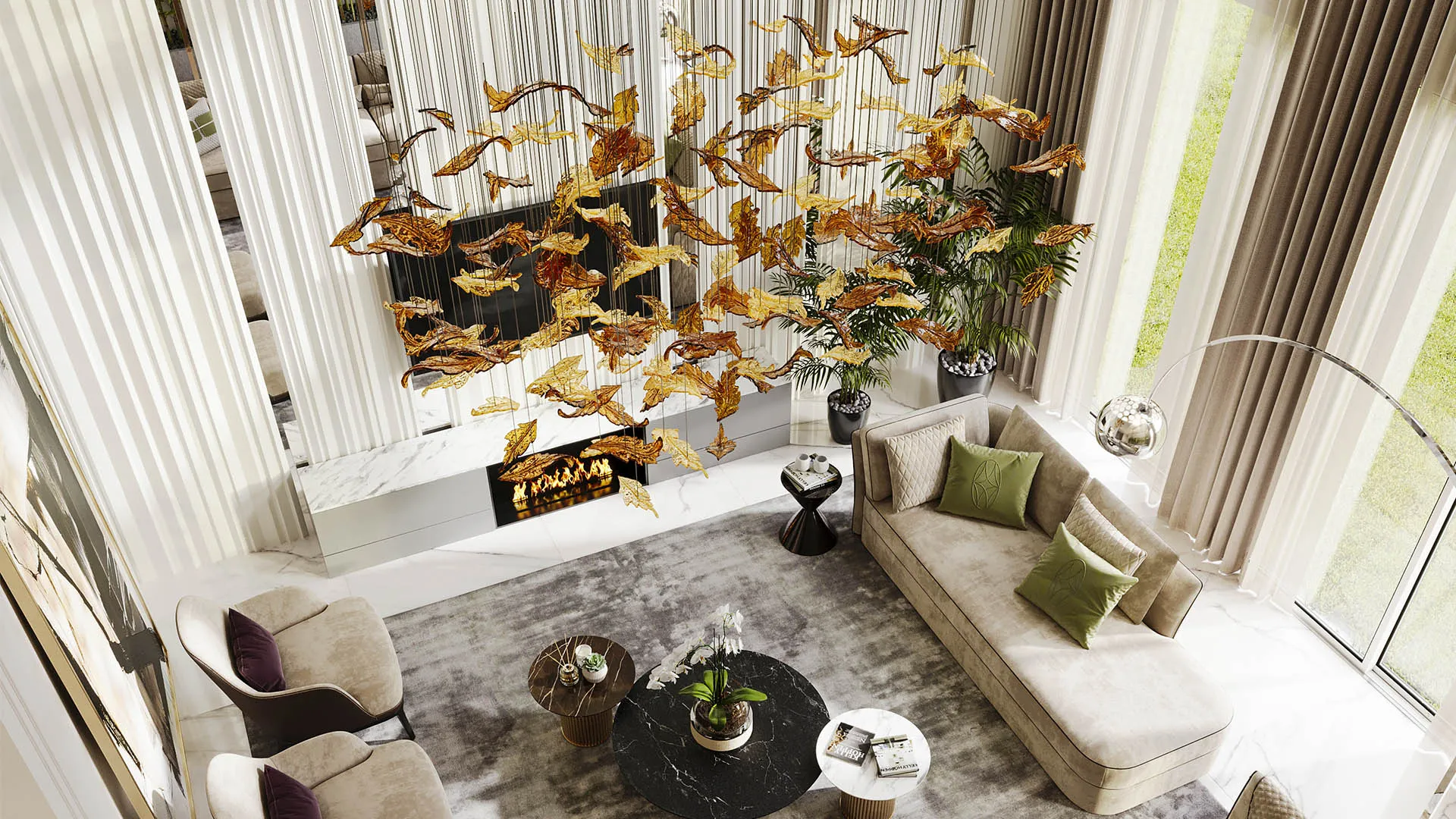 Autumn Leaves, suspension lighting